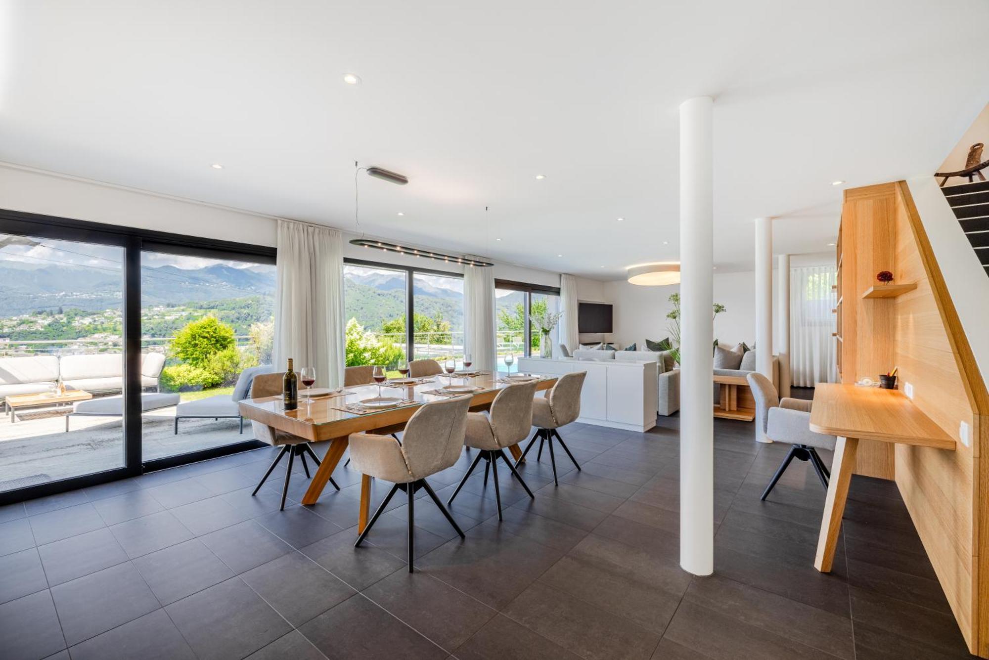 Villa Girandola With Private, Heated Pool Lugano Zewnętrze zdjęcie
